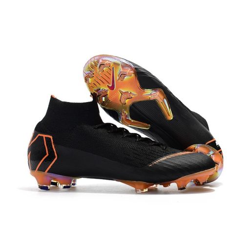 Nike Mercurial Superfly 360 Elite FG Dames - Zwart Oranje_1.jpg